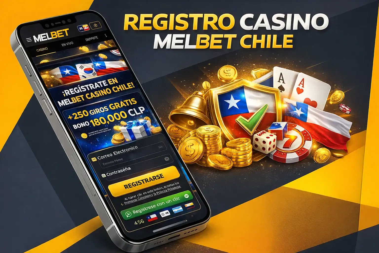 Cómo registrarse en Melbet Casino
